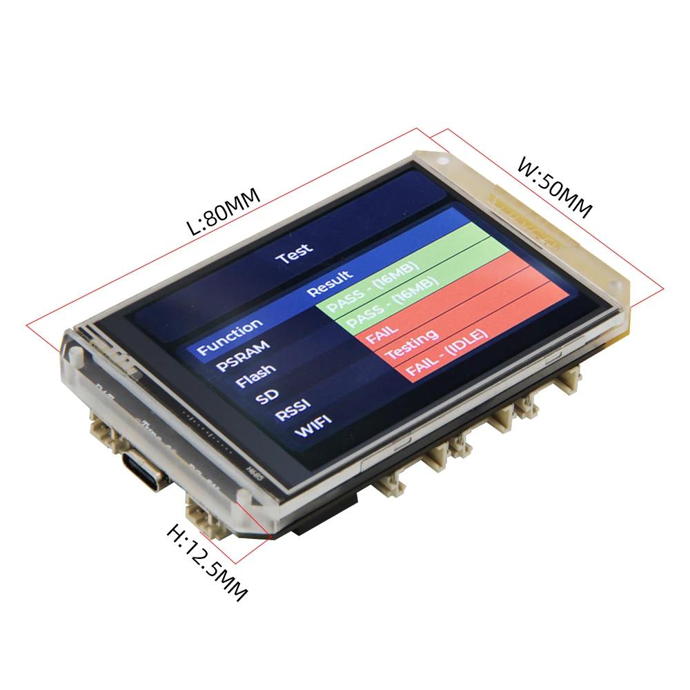 LILYGO® T-HMI ESP32-S3 Touch Display pouces ST7789, WIFI, Bluetooth ESP32-S3, Module Support TF Type