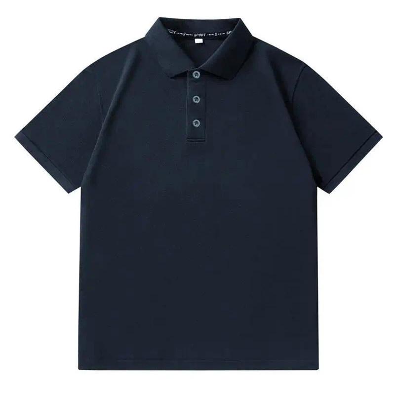 Hommes grande taille Polo surdimensionné 6XL 7XL été à manches courtes t-shirts noir ample homme che