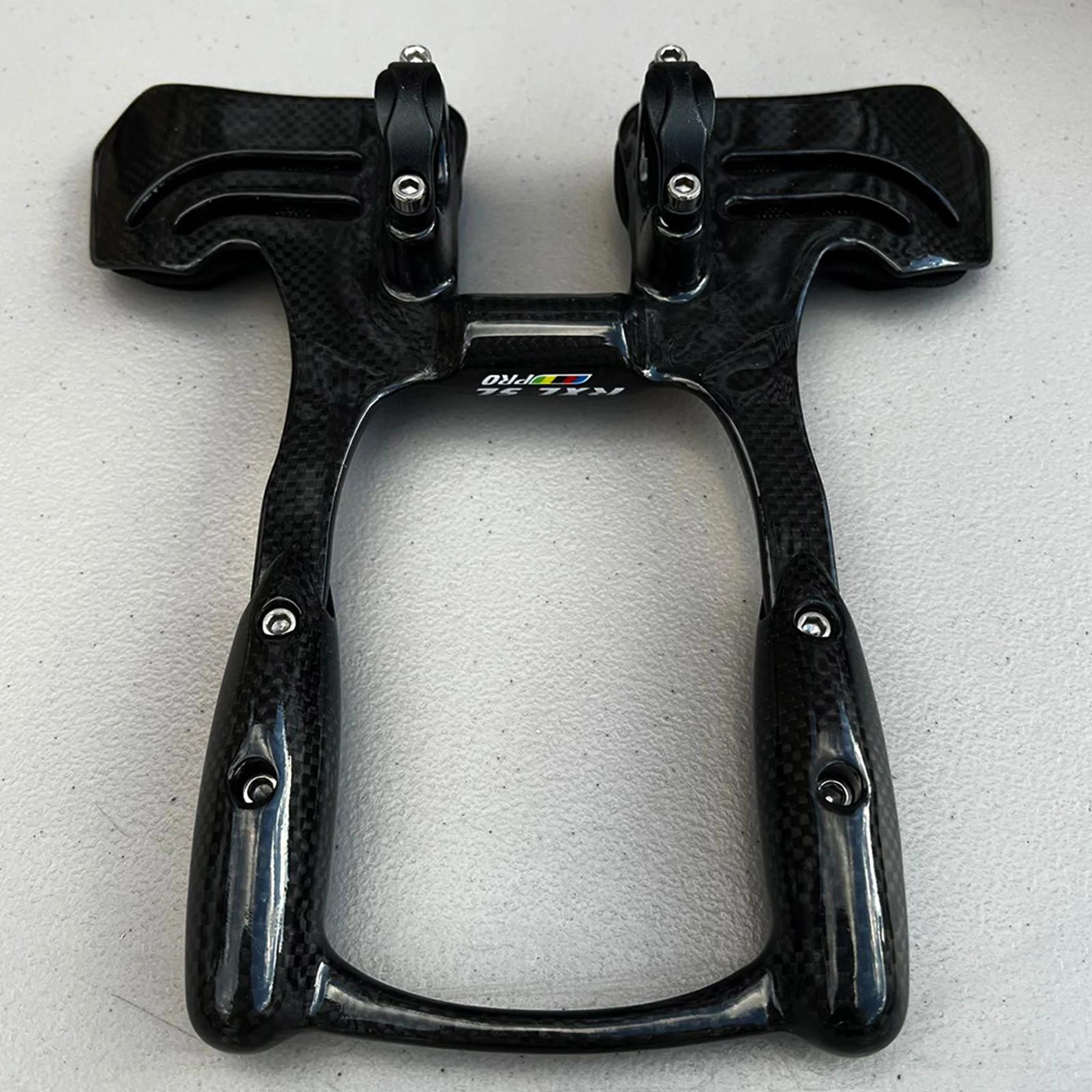 RXL SL-Guidon Aero TT Brcorporelle en Carbone pour Vélo de Route, Barre de Bras Réglable de 31.8mm,