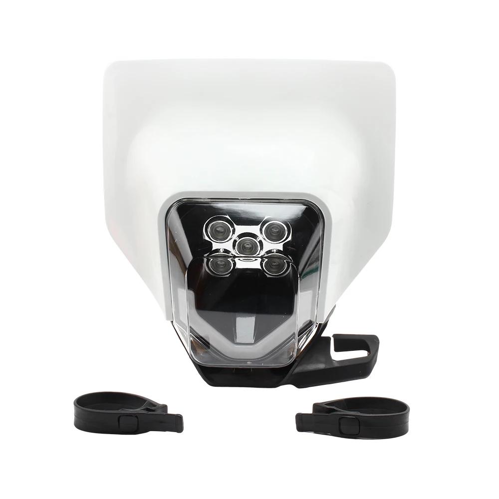 Pour Husqvarna Enduro phare LED moto carénage masque TE FE FC 250 300 350 450 Dirt Bike Supermoto ac