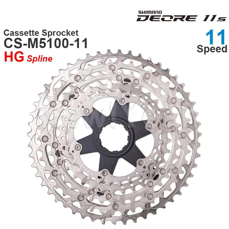 WinterMANO DEORE CS-M5100 11v Cassette Pignon-11 Vitesses-HYPERGLIDE pour VTT Vélo Pièces D'origine
