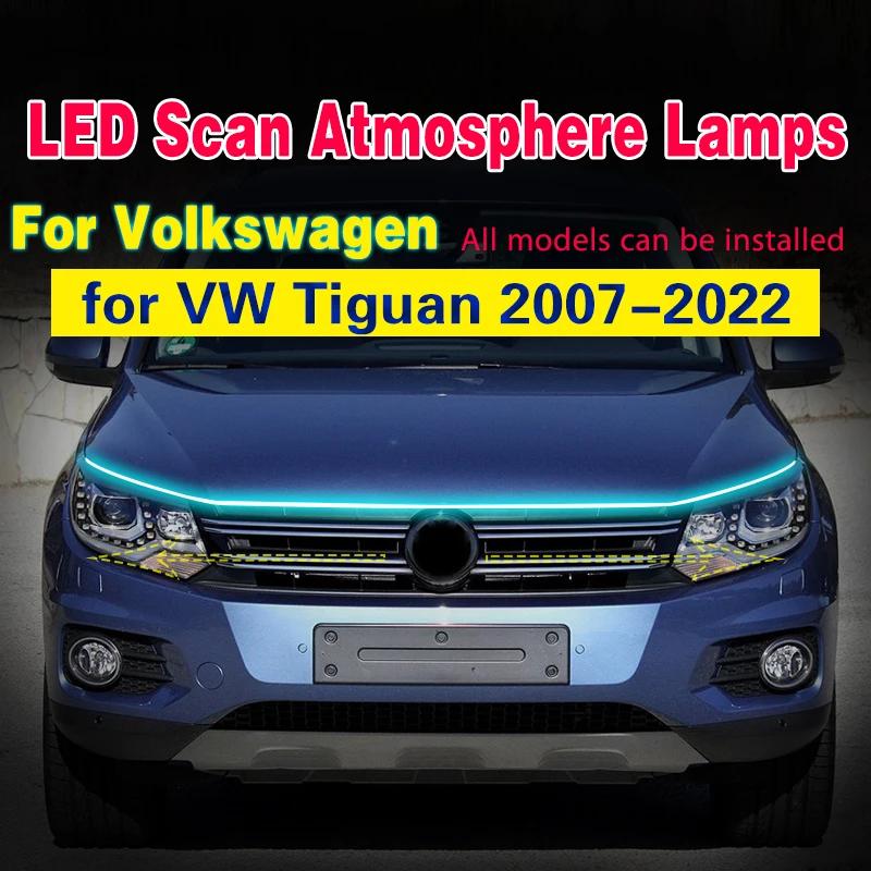 Feu de voiture étanche DRL avec balayage de démarrage, phare antibrouillard 12V pour Volkswagen VW T