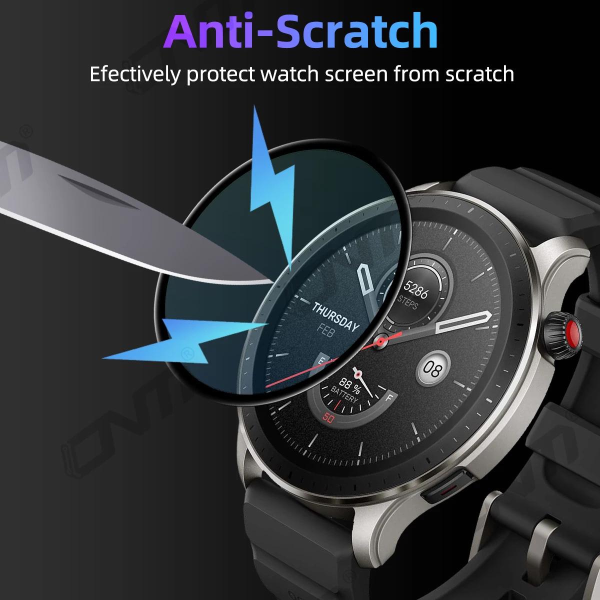 Protecteur d'écran pour Amazfit GTR 4 3 Pro 2 Balance T-Rex Active Max, film de Protection souple an