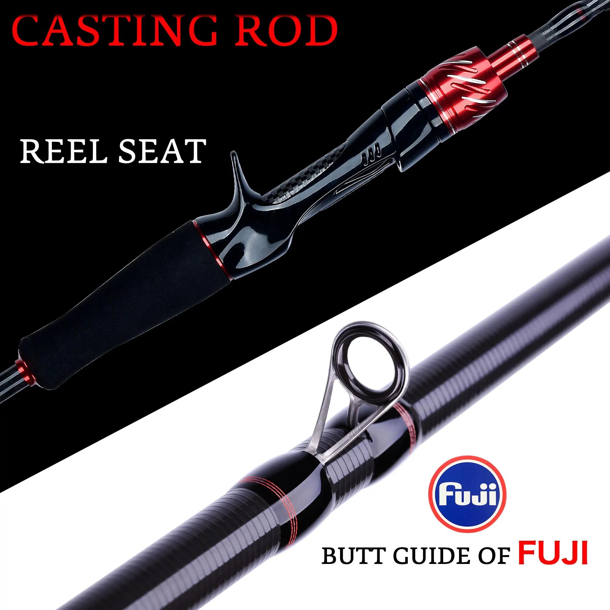 BIUTIFU-Leurre de pêche en carbone Spinning, Mini Rock Fishing, Fuji Baitcasting, Phishger Fast 5-42
