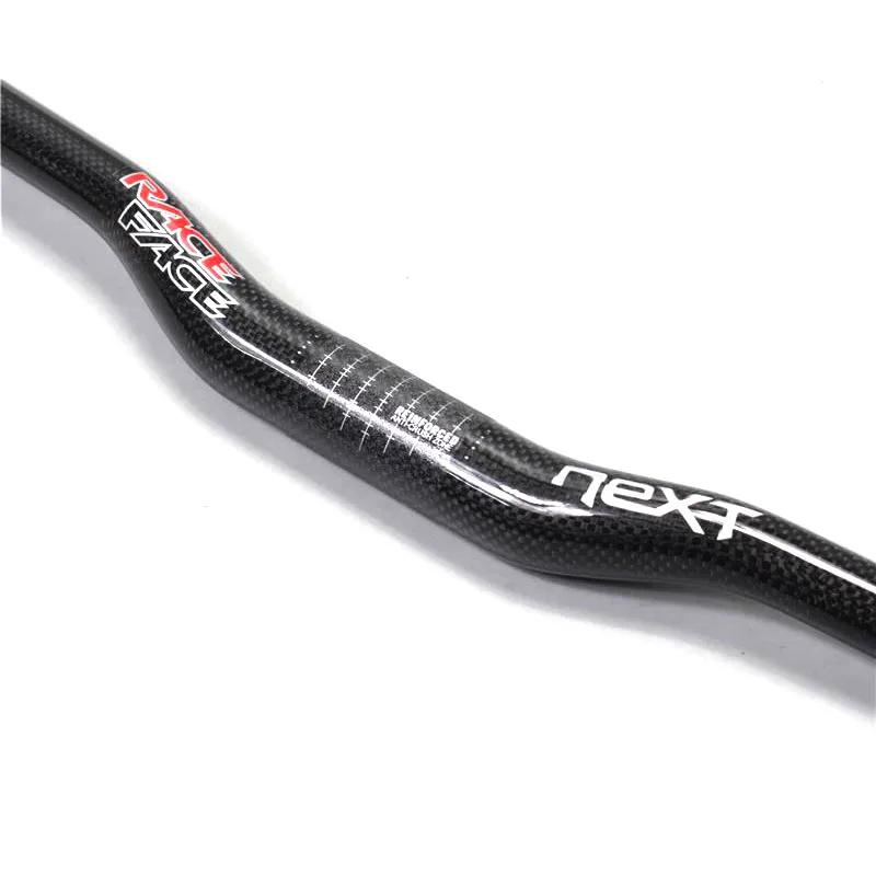 Race Face NEXT 3K guidon en carbone brillant plat/hauteur guidon de vélo VTT 31.8*600/620/640/660/68