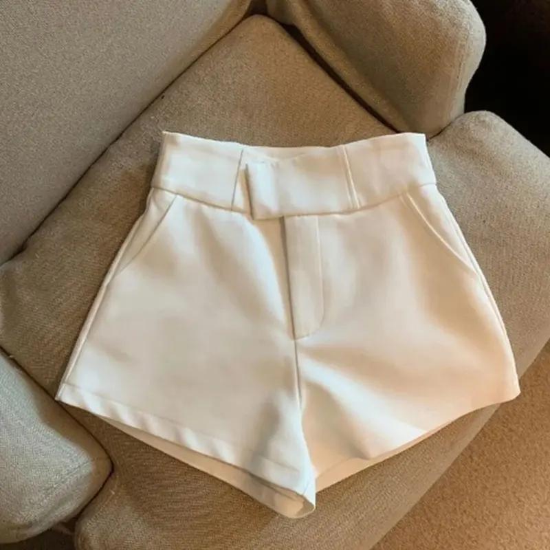 Femmes Shorts Mooyufon noir Shorts femmes Harajuku élégance taille haute Shorts une ligne mince déco
