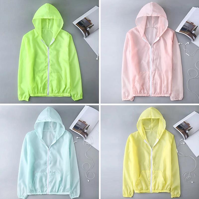 Manteau de Protection solaire respirant à séchage rapide pour femmes et hommes, manteaux légers pour