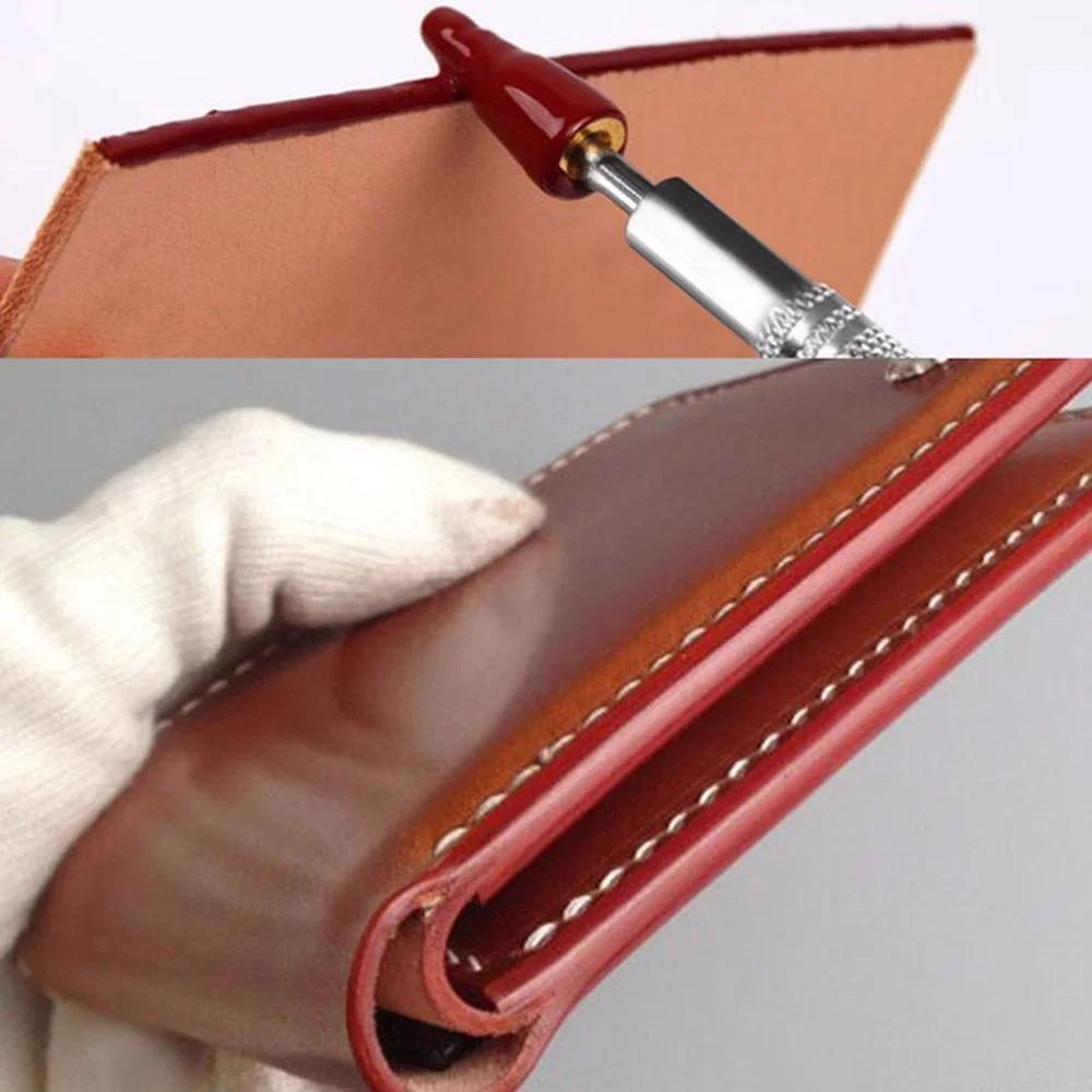 Stylo applicateur de embauà l'huile pour bord en cuir, rouleau de peinture rapide, outil artisanal,
