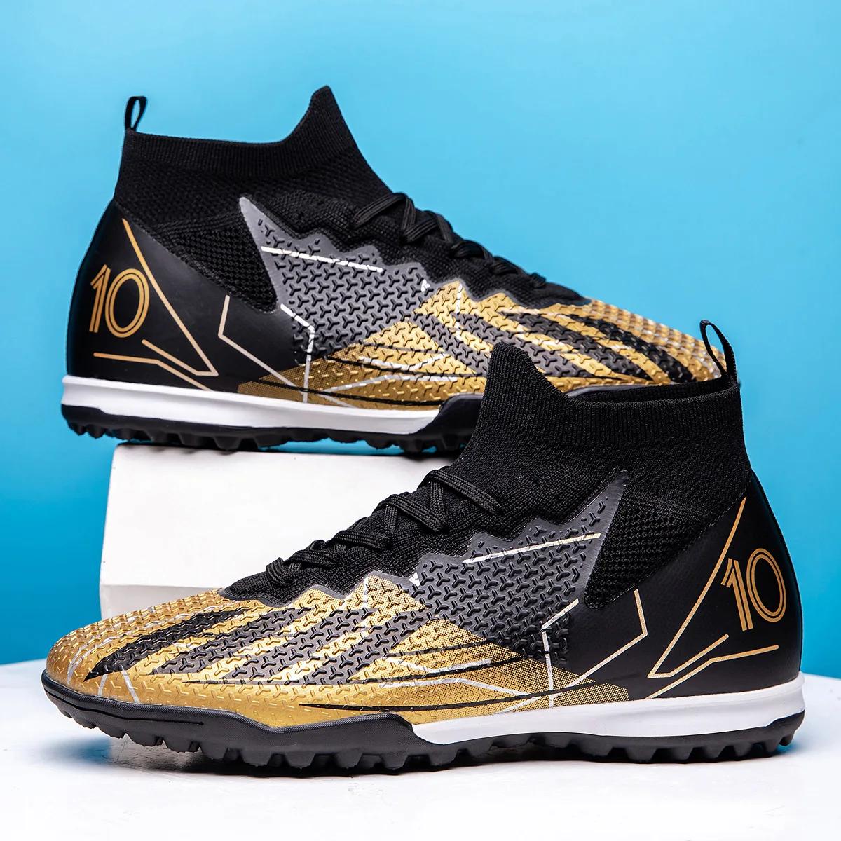 Chaussures de Football de sport professionnel TF ongles cassés adolescents en plein air chaussures d