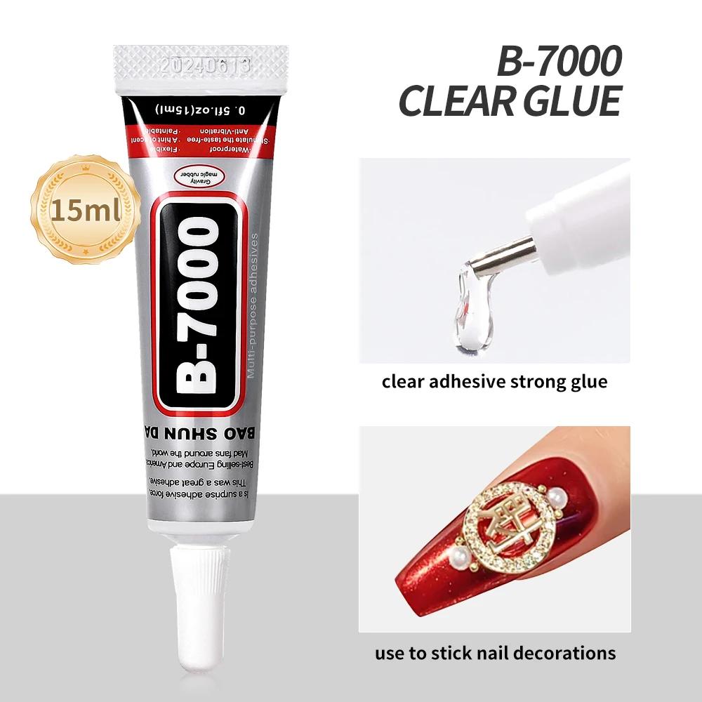 Colle à ongles forte en Gel, 15ML, 0.5OZ, colle professionnelle à séchage rapide avec dissolvant pou