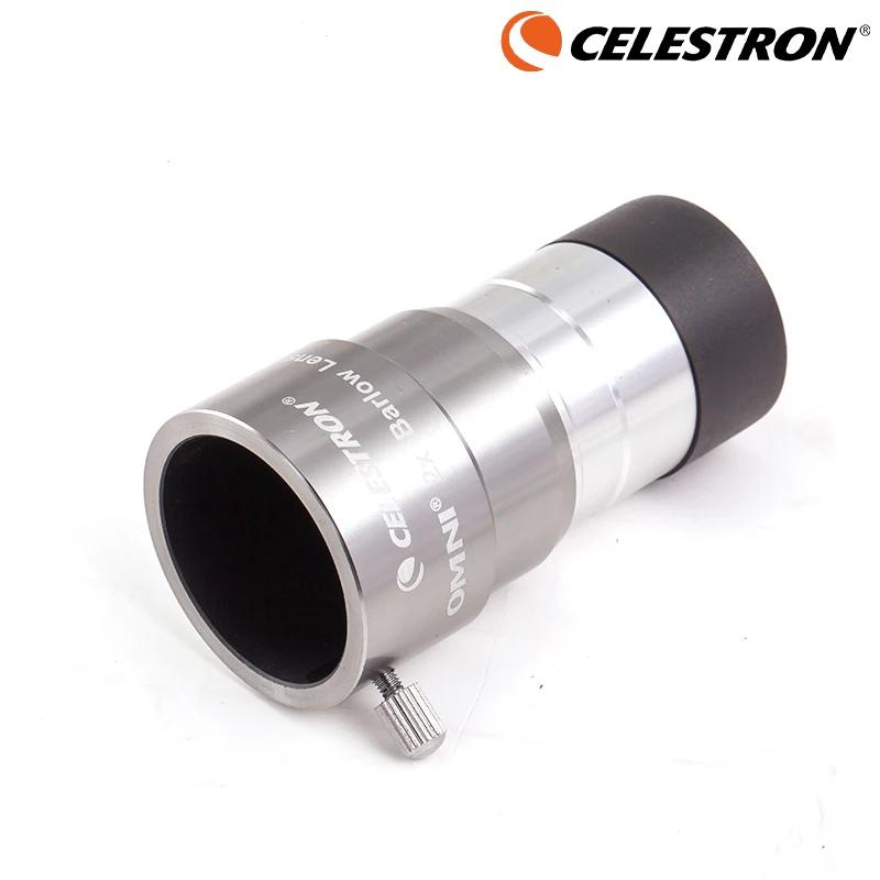 Celestron omni 2x lentille barlow lentille haute définition télescope astronomique lentille grossiss