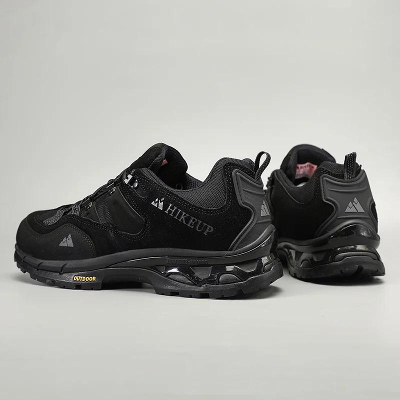 HIKEUP chaussures de randonnée en plein air antidérapantes résistantes à l'usure respirant résistant