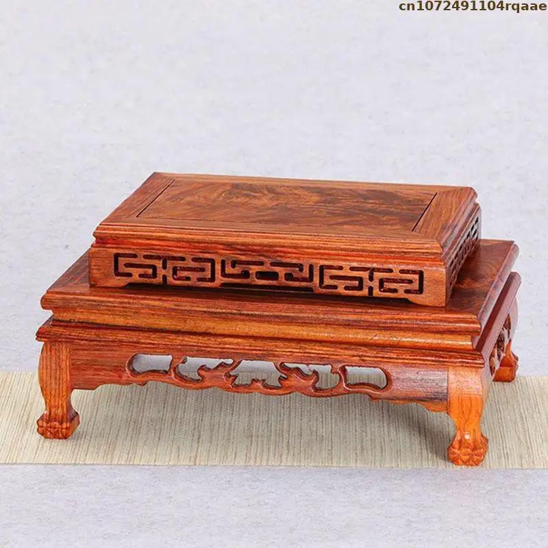 Pot de fleur debout avec socle en bois, étagère pour plantes bonsaï, table de tri, tour à bûches, éc