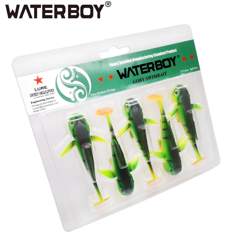 5 pièces/paquet Goby Paddle appât souple 80mm 9.5g nouveau Swimbait conception Ultra réaliste leurre