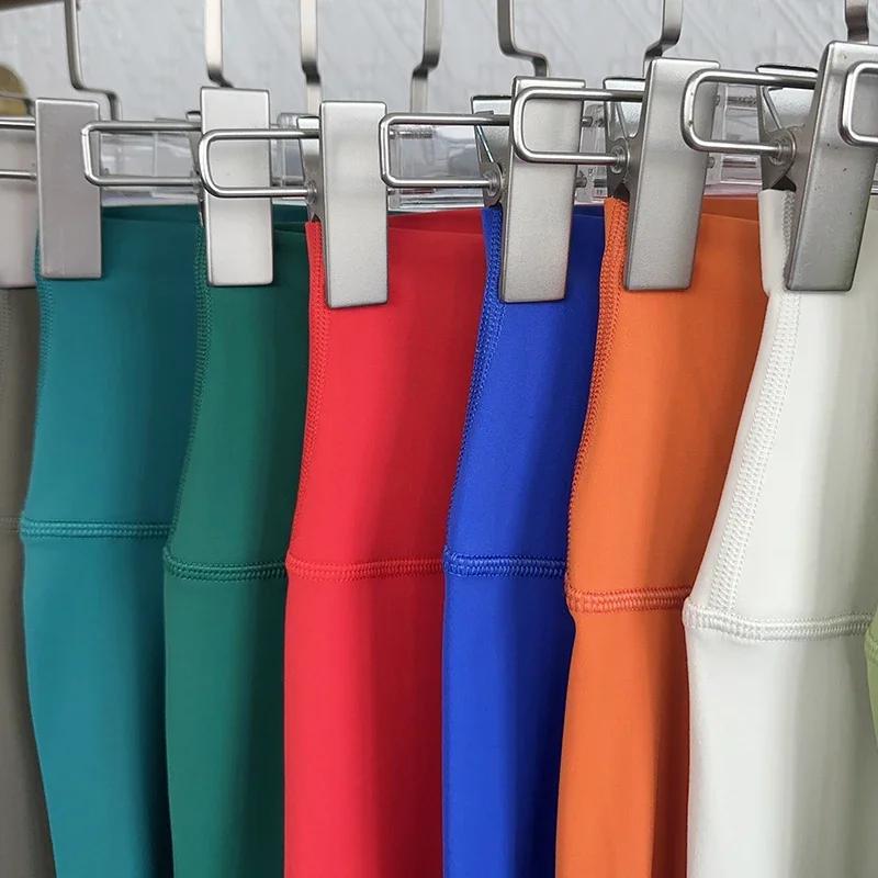 Pantalon de yoga pour femme, taille haute, sensation nue, leggings de course, cyclisme, respirant, s
