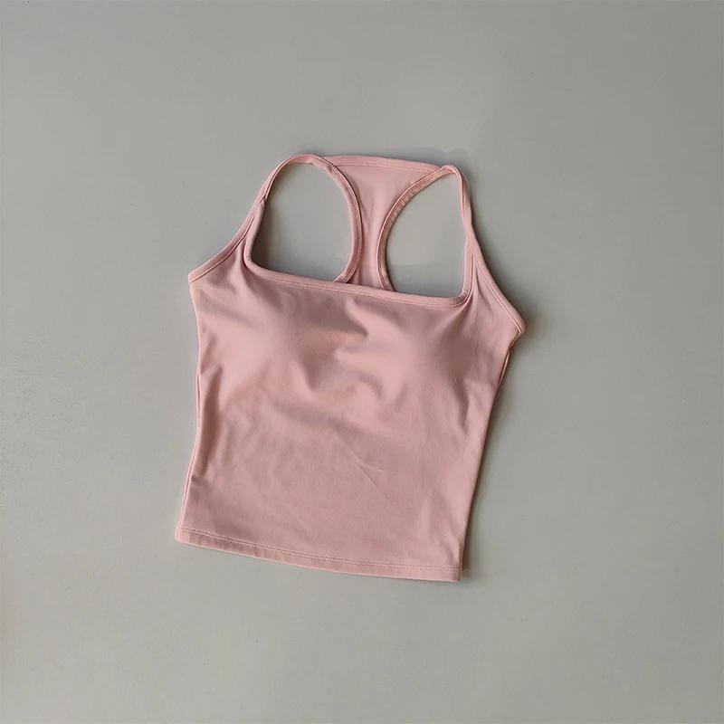 Gilet de sport et de Fitness avec coussin de poitrine, résistant aux chocs, beauté du dos, sensation