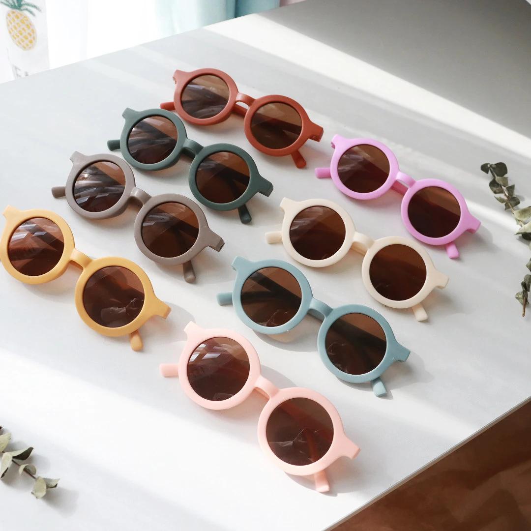 Lunettes de soleil mignonnes pour bébé, lunettes de soleil pour enfants, outil de photographie en pl