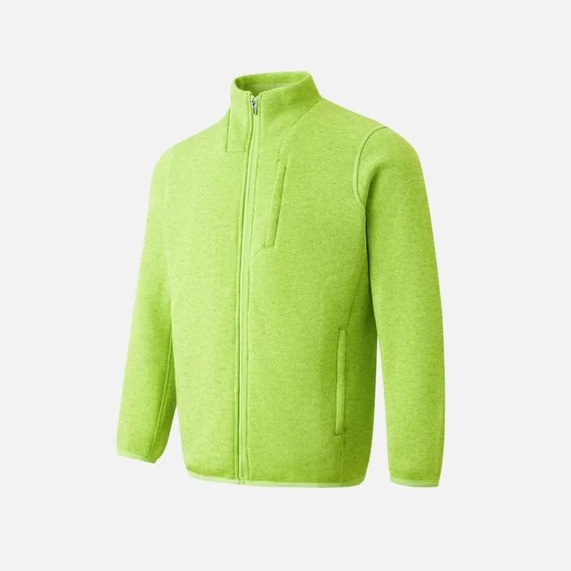 Veste tricotée pour homme, automne-hiver 2026, pour cyclisme, sports, pêche, randonnée, avec doublur