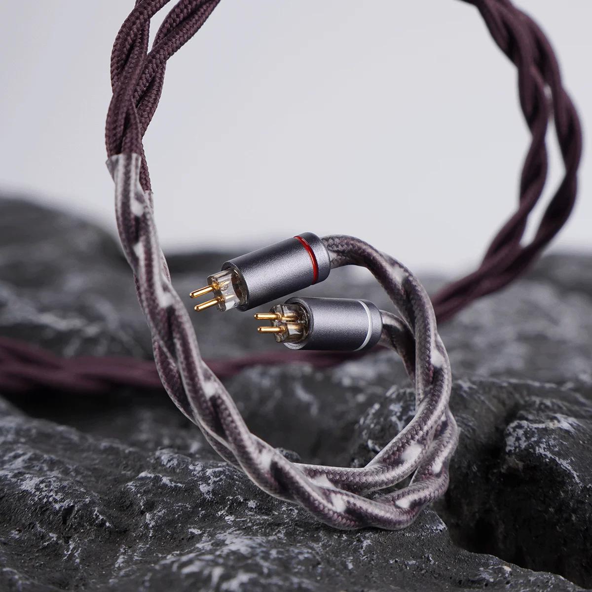 NICEHCK DragonScale 2 câble de mise à niveau pour écouteurs en alliage argent-palladium MMCX/2 broch
