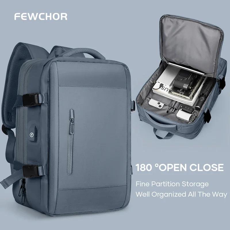 Sac à dos de voyage imperméable pour homme et femme, sac pour ordinateur portable de 40L, pour affai