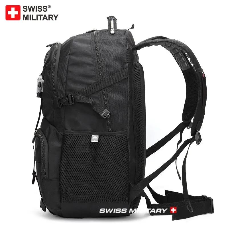 SWISS MILITARY Nouveau sac multifonctionnel de grande capacité pour homme, sac à dos de voyage à la