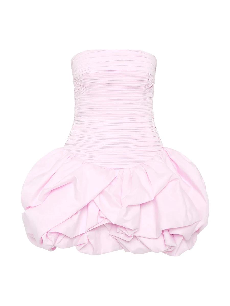 TWOTWINSTYLE – robe amincissante imprimée couleur pour femmes, sans bretelles, sans manches, taille