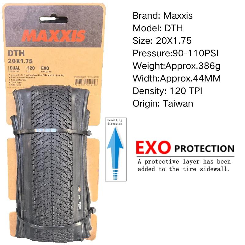 MAXXIS DTH-VTT EXO entièrement noir et bord profond de la peau, VTT, 26x2.3, 26x2.15, 20x1,75, M147P