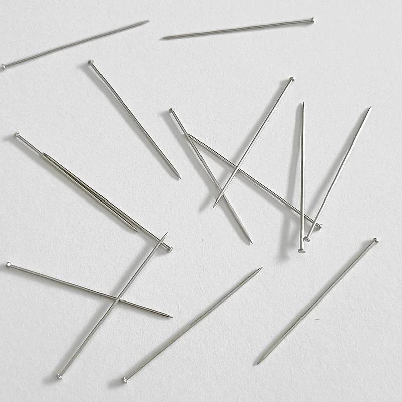 Épingles à coudre en acier inoxydable, 300 pièces/35mm, épingles de Suture droites pour couturière,