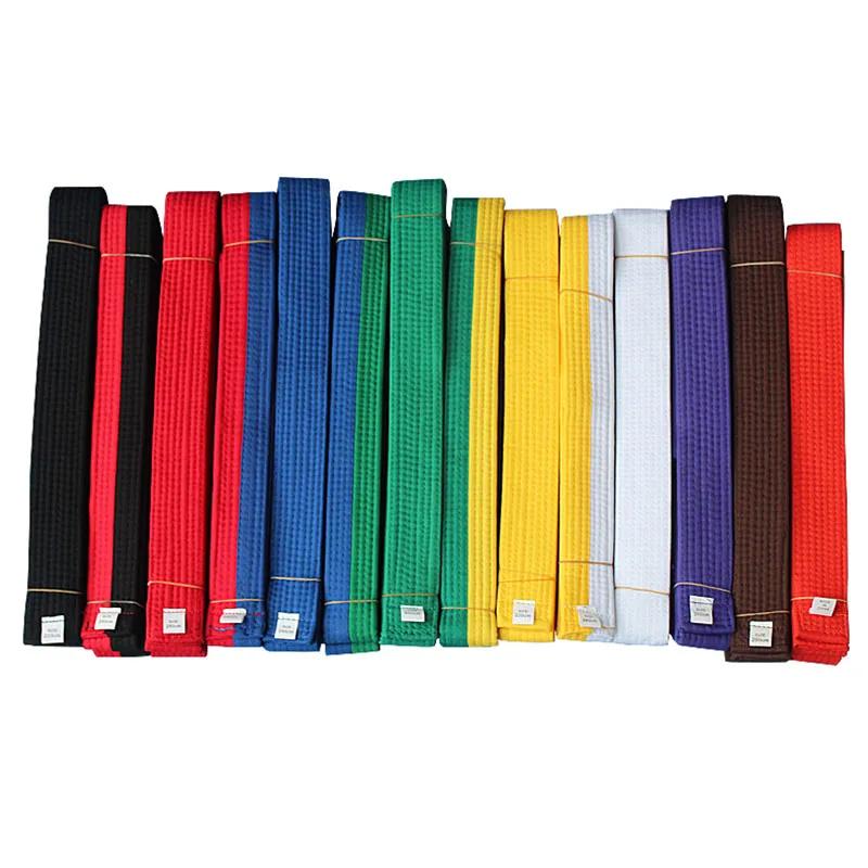 Ceinture Taekwondo Judo Karaté YS05 Noir Rouge Vert Jaune - Ceinture Aléatoire Enfants Adultes