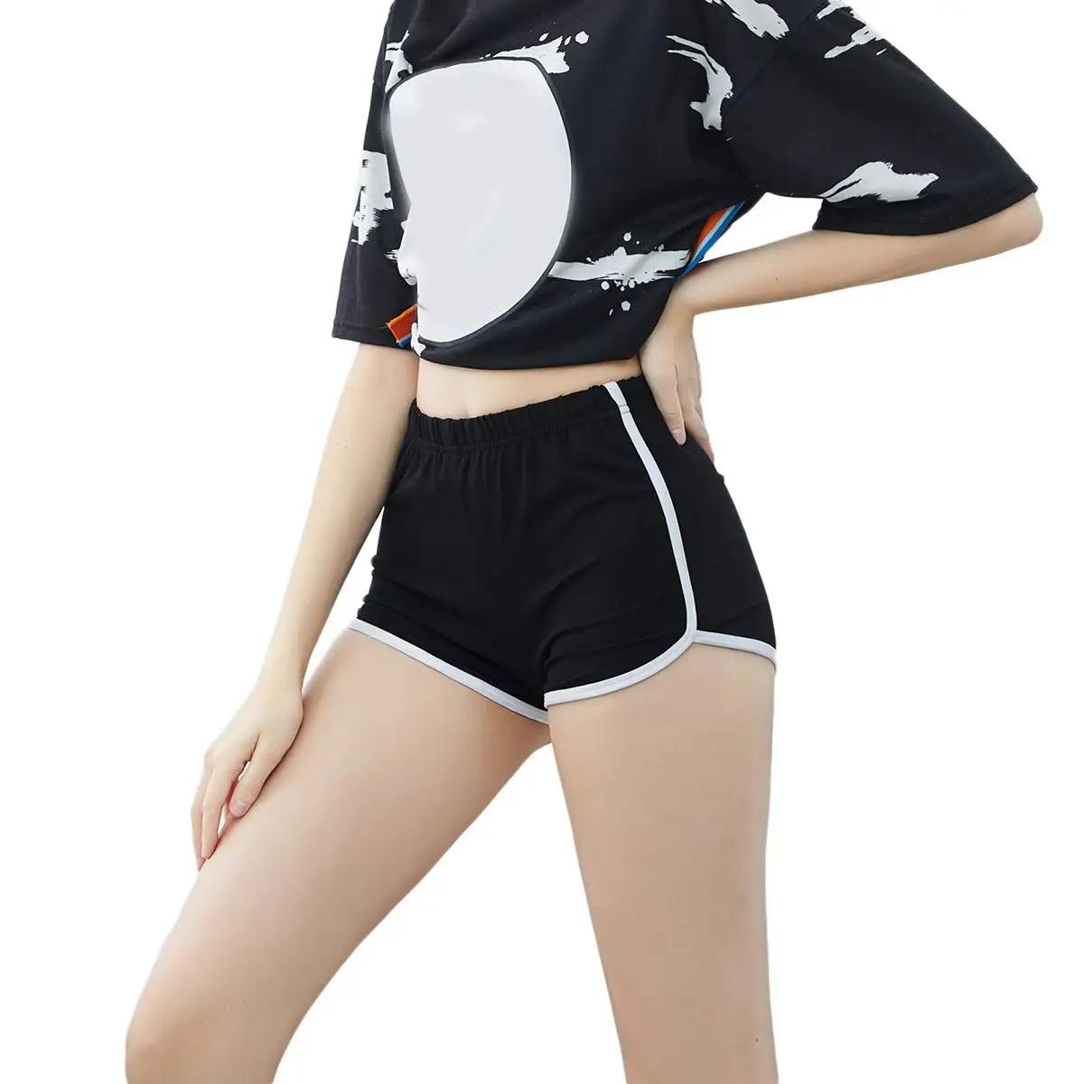 Short de Yoga en coton pour femmes, pantalon court Vintage dauphin, Sexy, pour salon, entraînement,