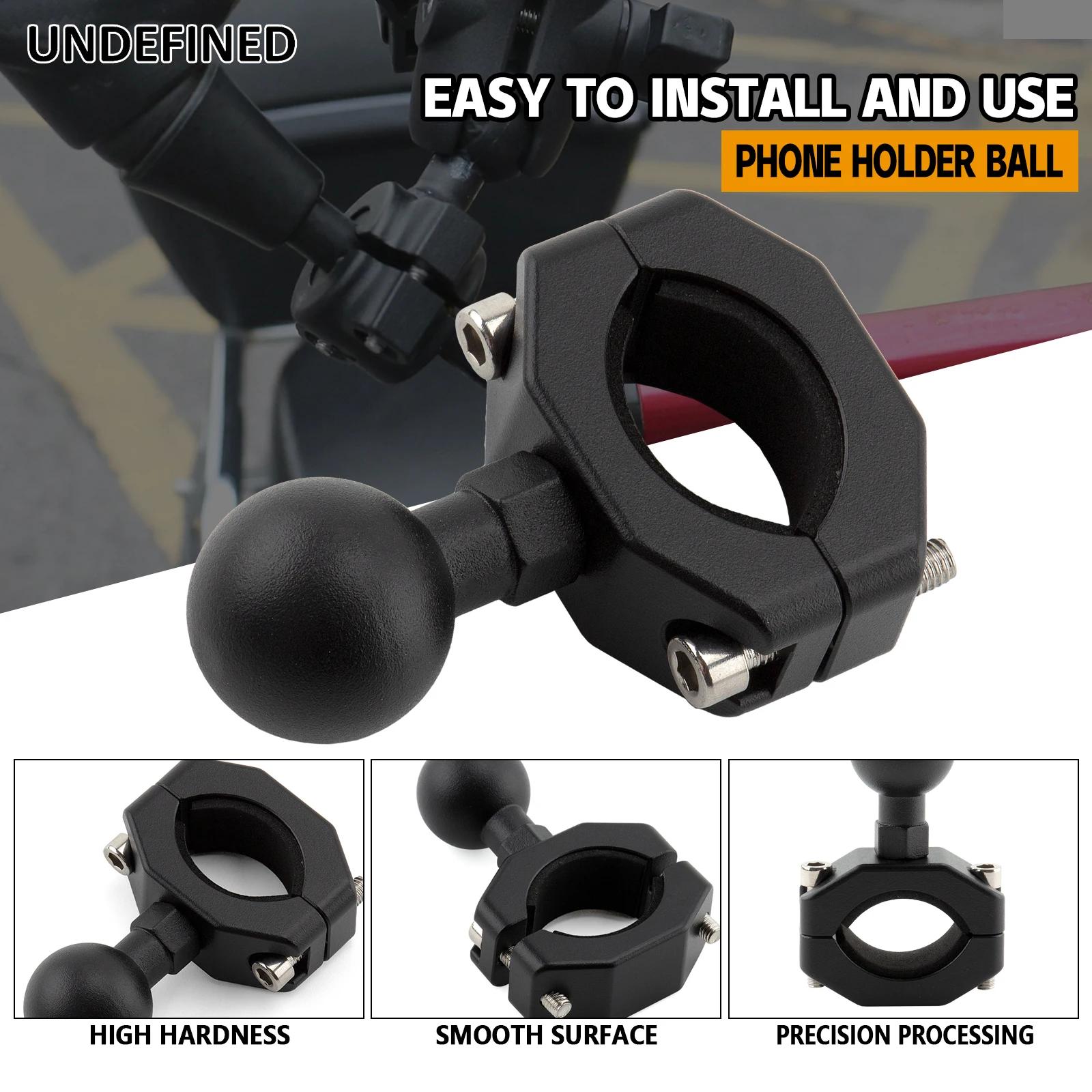 Adaptateur de montage de tête sphérique 1 pouce 25mm, Clip de guidon de moto et de vélo, support de