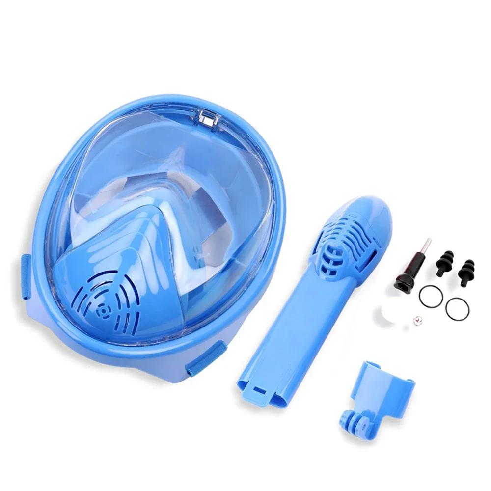 Masque de plongée intégral pour enfants, dessin animé, natation, plongée sous-marine, anti-buée, ens