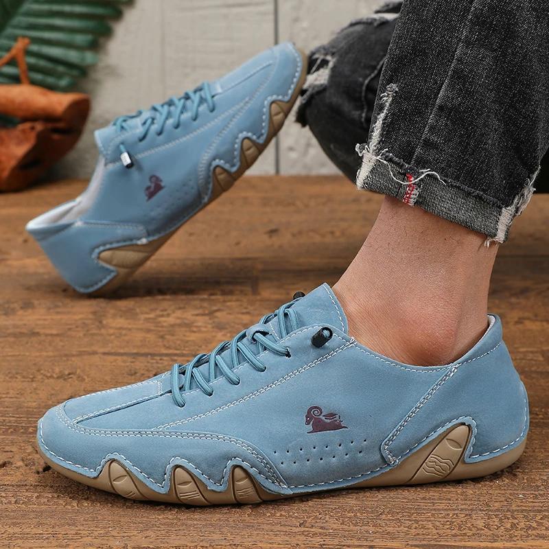 Mocassins homme marque de mode semelles souples - Chaussures confortables pour marche et conduite