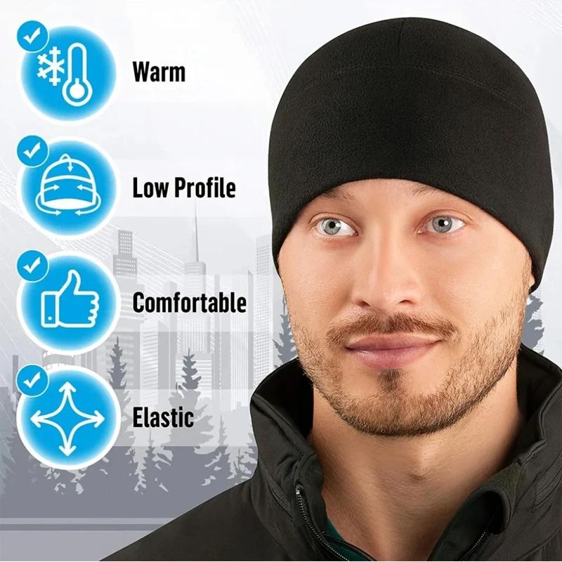 Chapeaux d'hiver chauds pour hommes femmes coupe-vent cyclisme thermique polaire casquettes Sport de