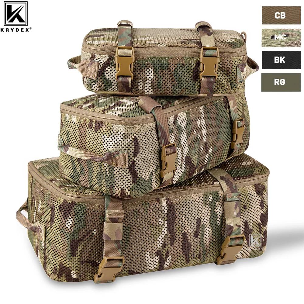 KRYDEX – ensemble de pochettes modulaires tactiques, organisateur de sac à dos d'extérieur, valise d