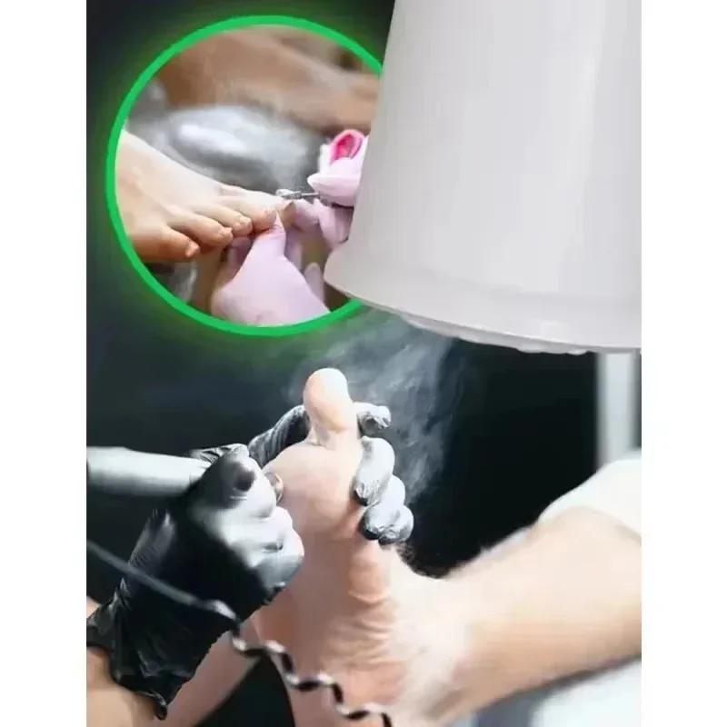 Lampe sans ombre + collecteur de poussière d'ongles 2 en 1 - Produit OEM professionnel 4Blanc pour s