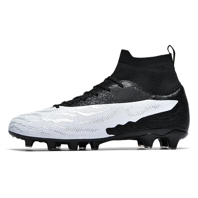 Nouveaux hommes Sport chaussures de Football formation garçons bottes de Football en plein air adult