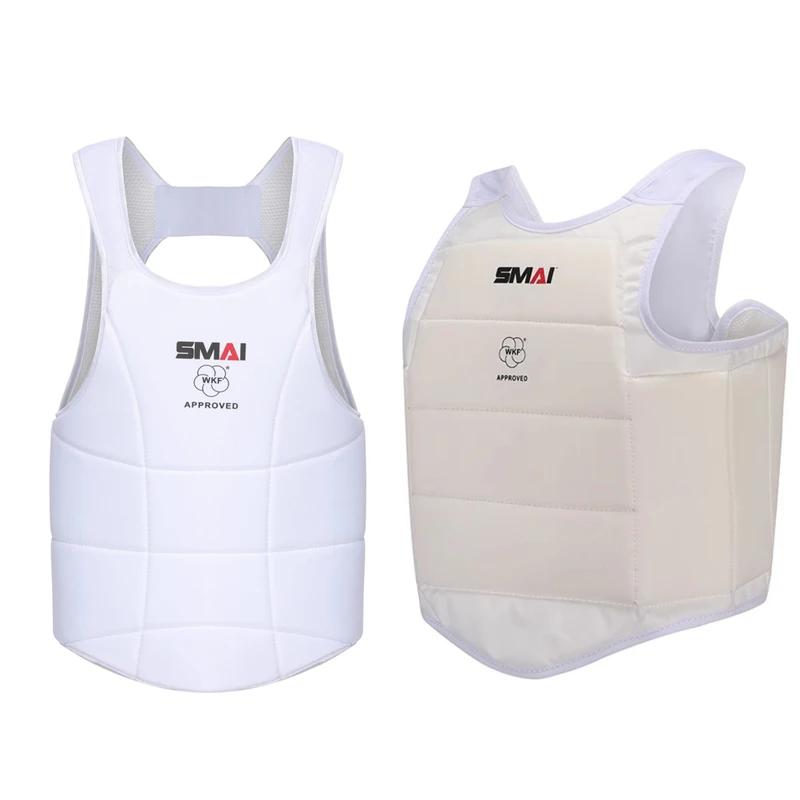 Protecteur de poitrine de karaté SMAI pour hommes, protecteur de corps de boxe extrême, certificatio