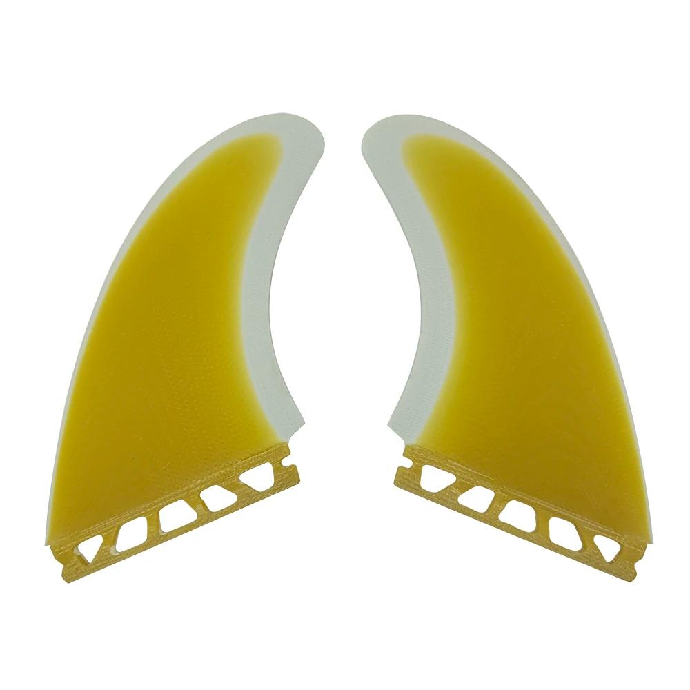 UPSURF FUTURE – jeu de palmes jumelles haute Performance pour planche de surf, Base à languette uniq