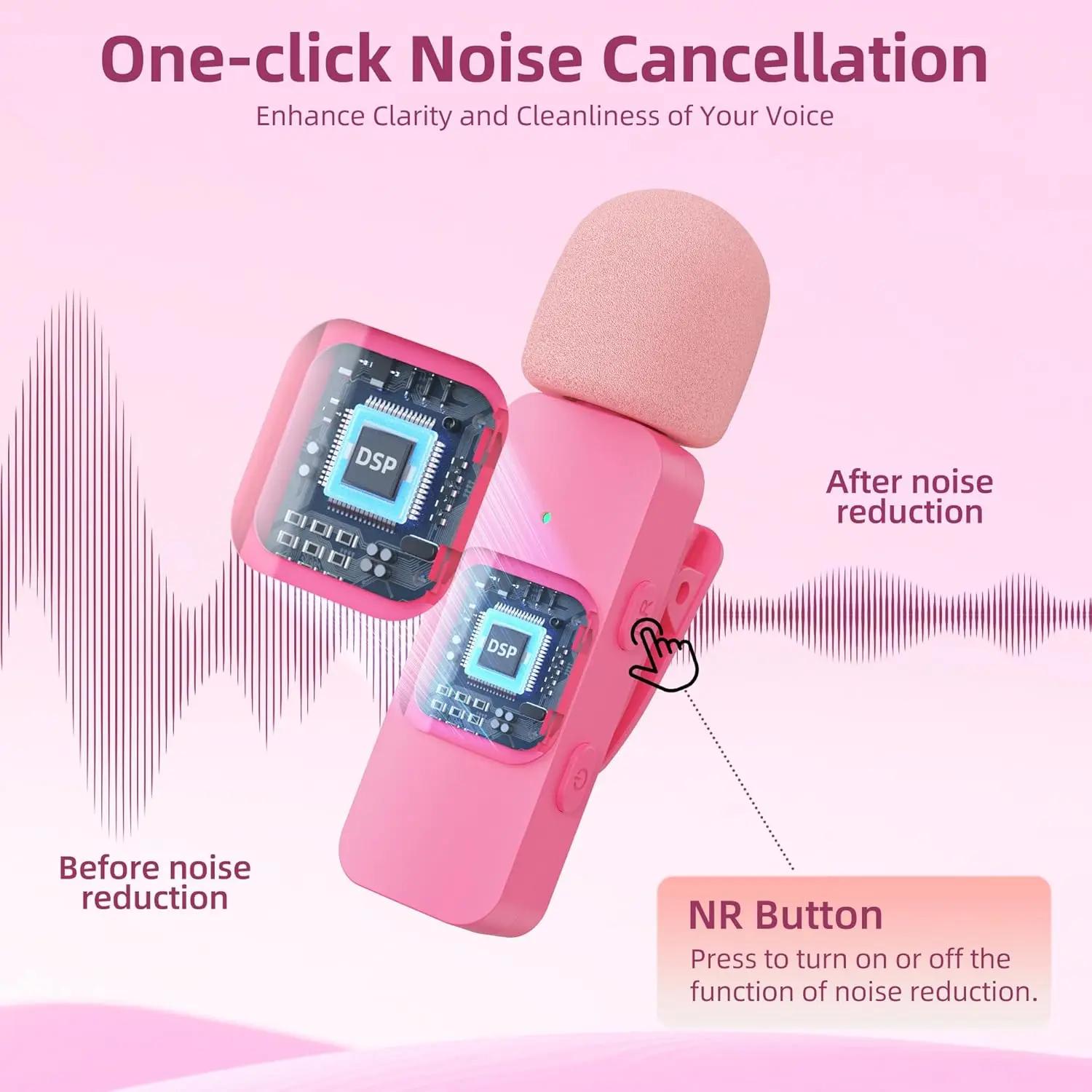 BOYA BOYA BY-V2-P Microphone Lavalier sans fil Portable enregistrement Audio vidéo Mini micro pour i
