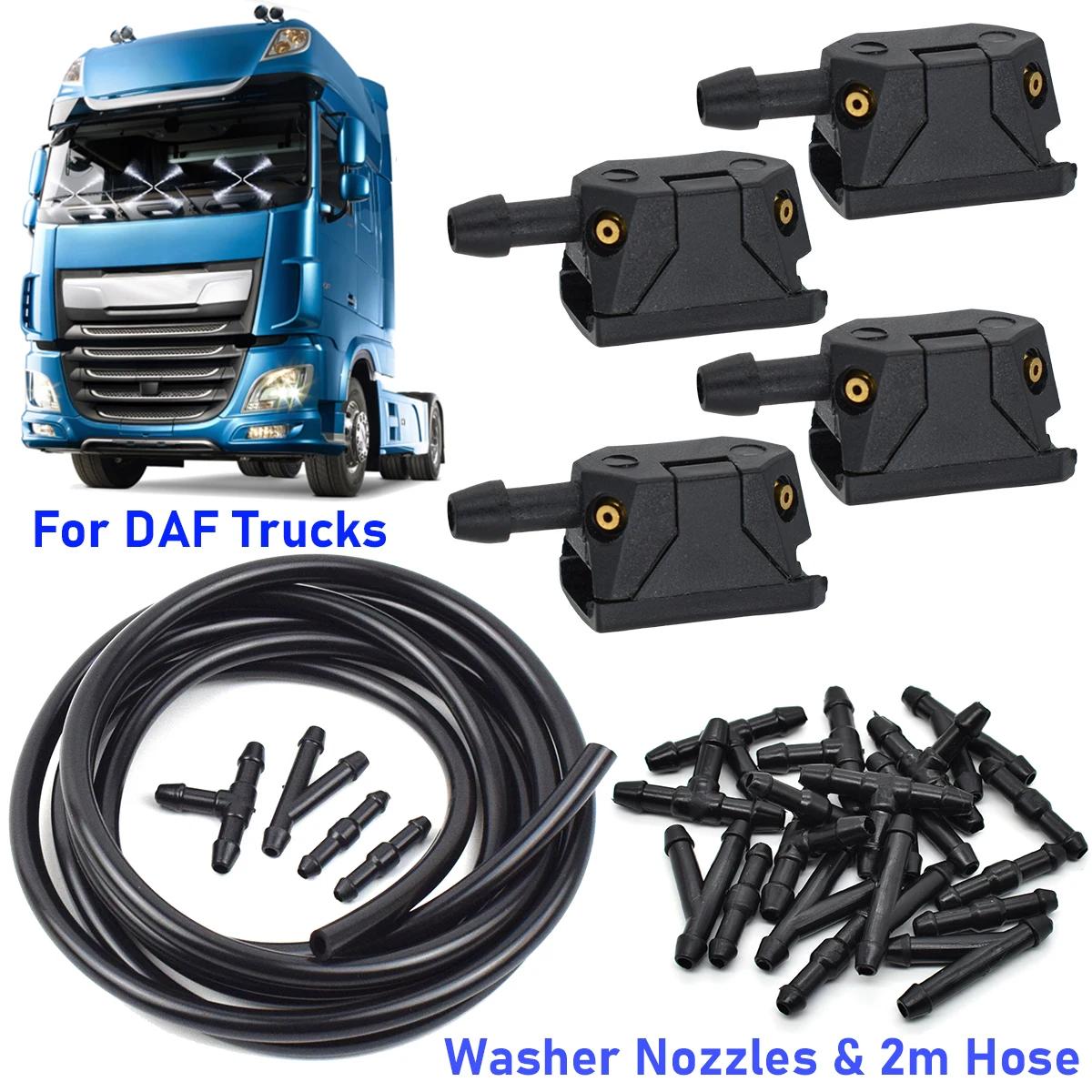 Balai d'essuie-glace pour lave-glace de voiture, 4 voies, Jets de pulvérisation d'eau, buses pour DA