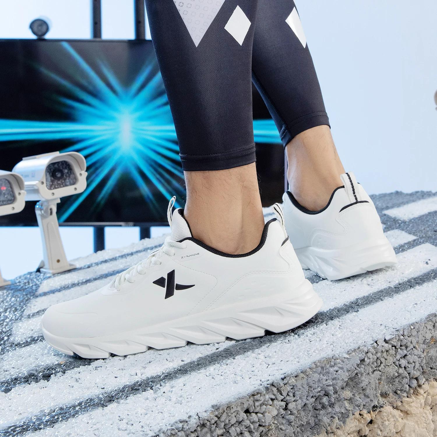 Xtep-Chaussures de course décontractées pour hommes, baskets de rue, chaussures de sport, coussin de