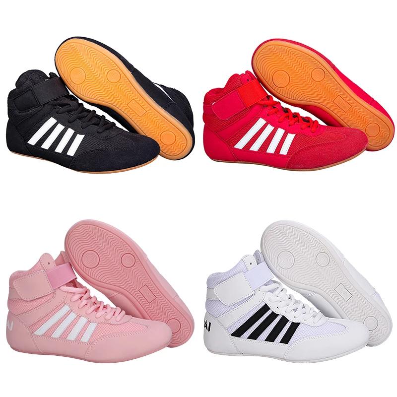 Chaussures de boxe Worcestershire adultes enfants - Bottes hautes pour combat sanda et entraînement force