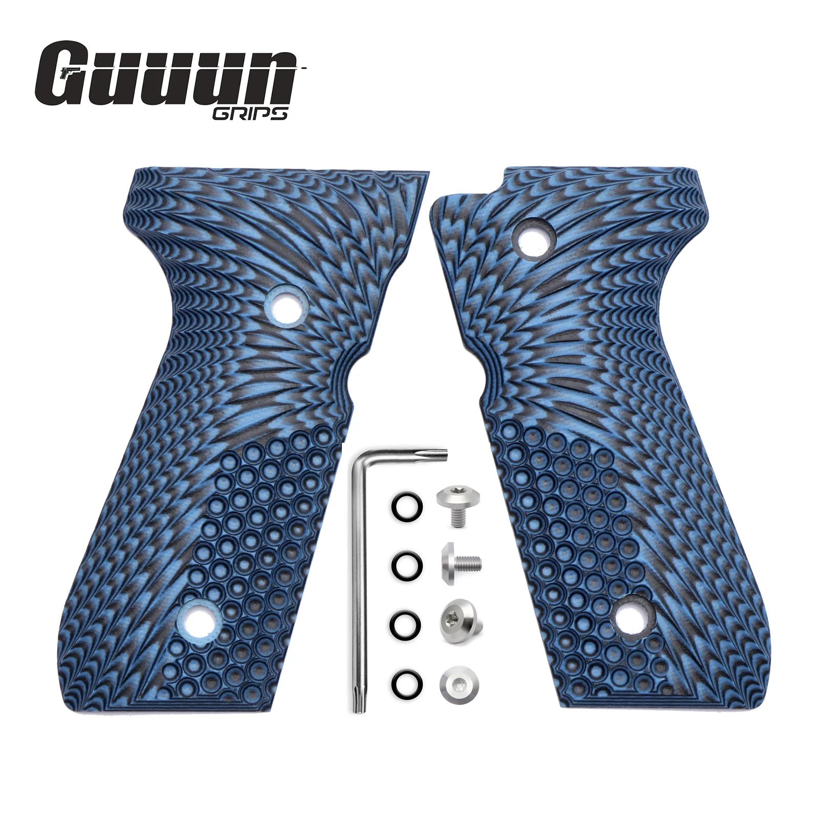 Poignées Guuun G10 pour Beretta 92/96 92fs M9 92A1 INOX panneau de poignée décoratif antidérapant OP