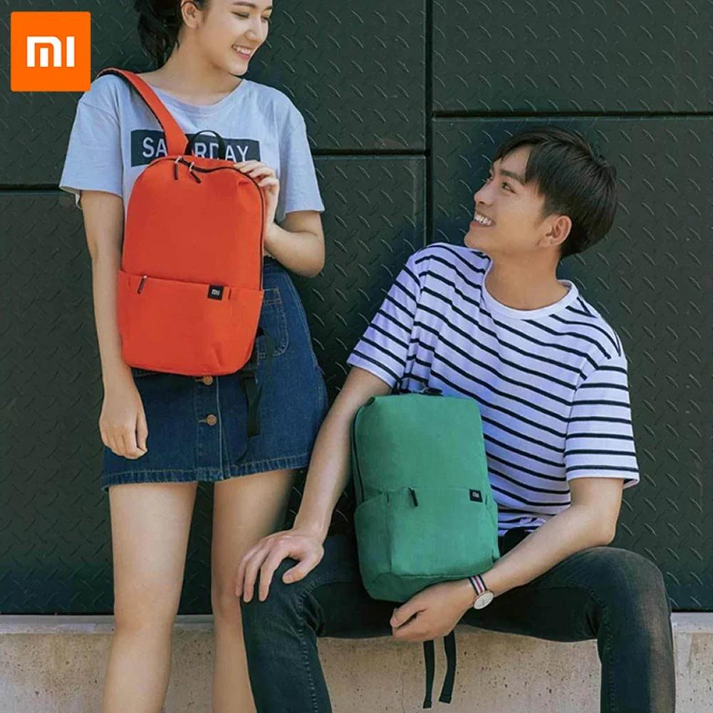 Xiaomi Mi-Petit sac à dos original, sacoche de ville, de loisirs, de voyage, de sport, étanche, unis