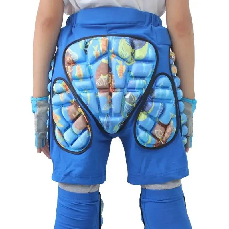 Coussinet de protection 3D pour enfants, pantalons courts EVA, ski, Snowboard, patinage, équitation,