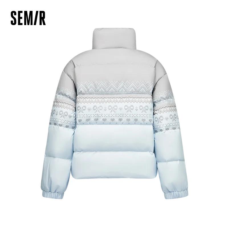 Semir doudoune femmes hiver imperméable à l'huile anti-taches 80% vers le bas en vrac 2025 nouveau d
