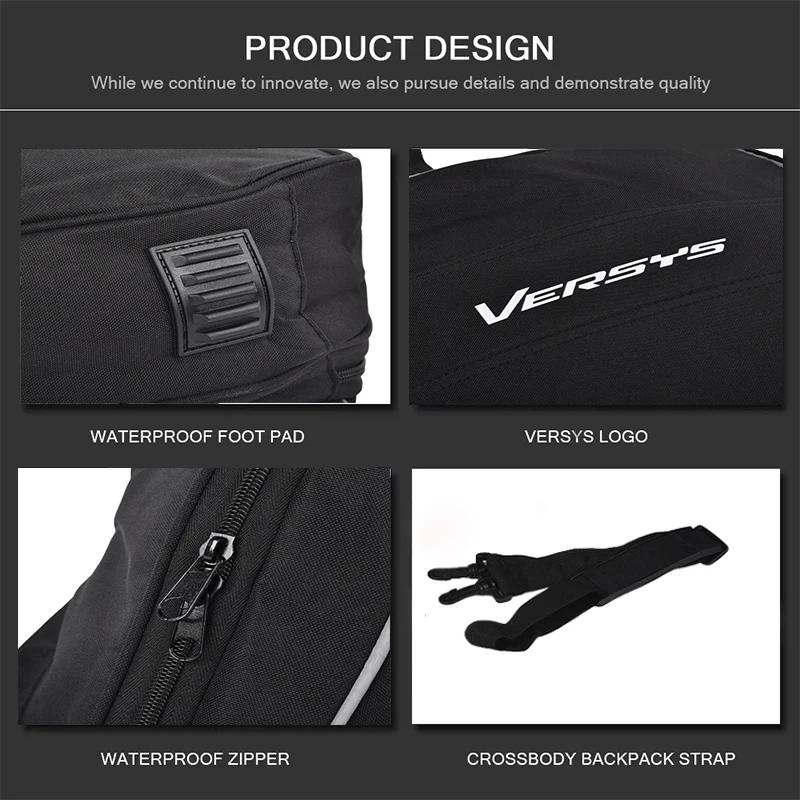 Pour Kawasaki Versys 1000 650 2015-2021 pour KQR 28L ensemble de doublure de sacoche rigide sacs de