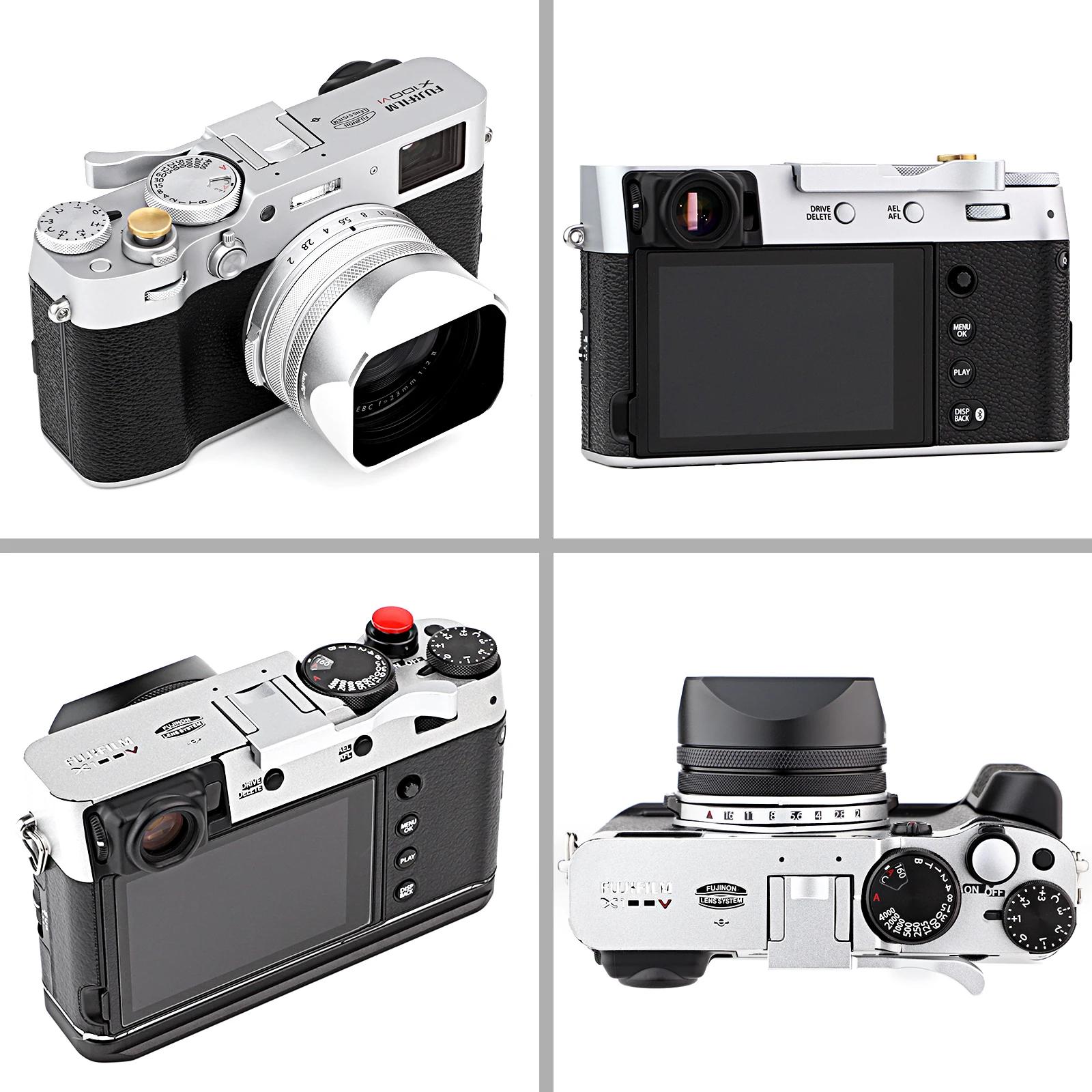 Haoge THB-X2S Métal Alicante Chaude Pouce Up AssistHand Grip pour Fujifilm Fuji X100VI X100V Caméra