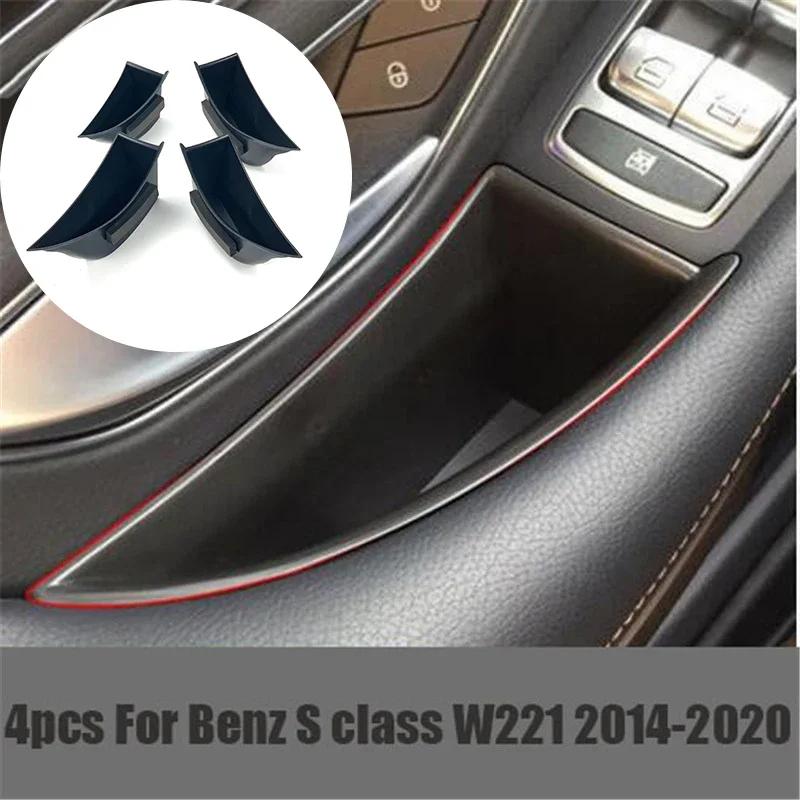 Boîte de rangement de poignée de porte, accessoires de voiture, pour Mercedes Benz classe S W222 S32